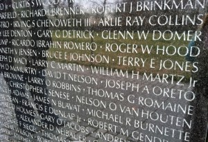 Vietnam Wall names