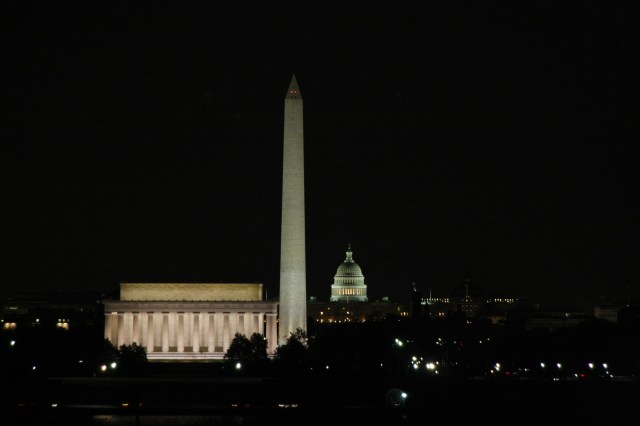 Washington at night