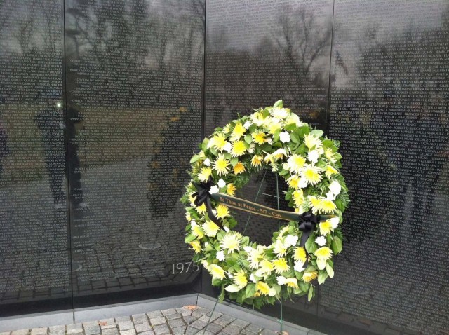 Vietnam Wall wreath
