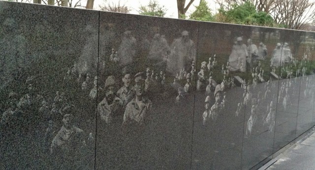 Korean War Memorial reflection